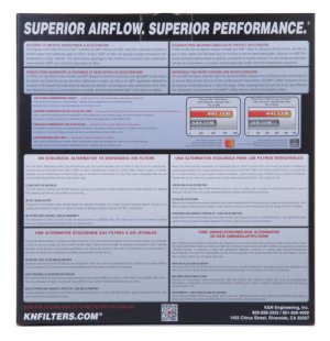 Mercedes-Benz CL600 Air Filter (2) - K&N Engineering - High-Flow, Drop-In - `02-`14